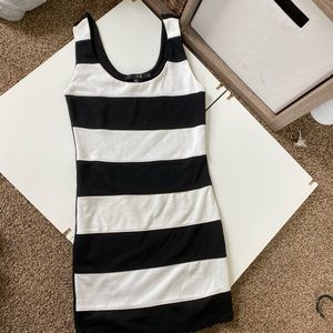 Forever 21 - Black and White Striped Dress